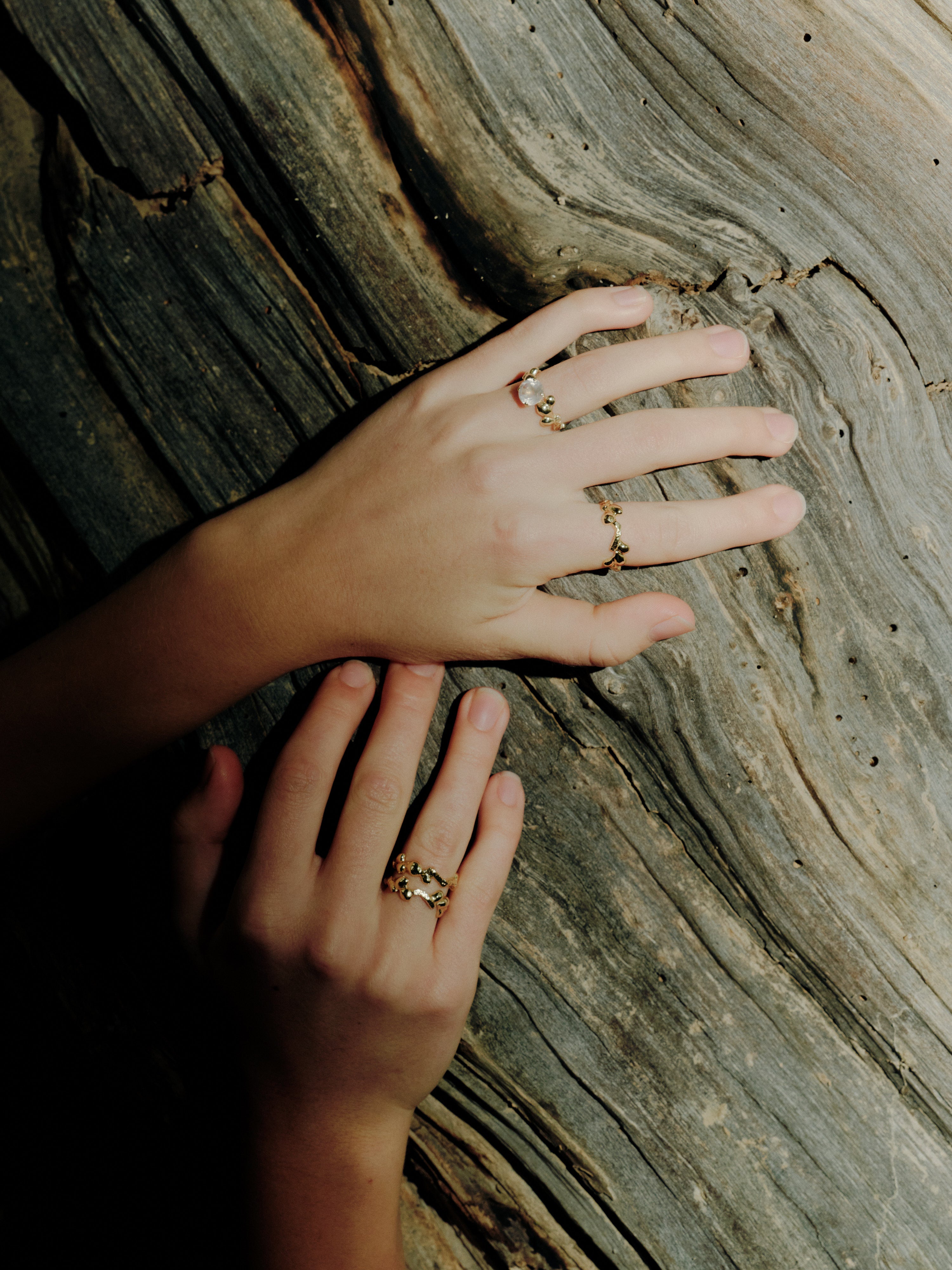 Prsten Komorebi Originál s růženínem