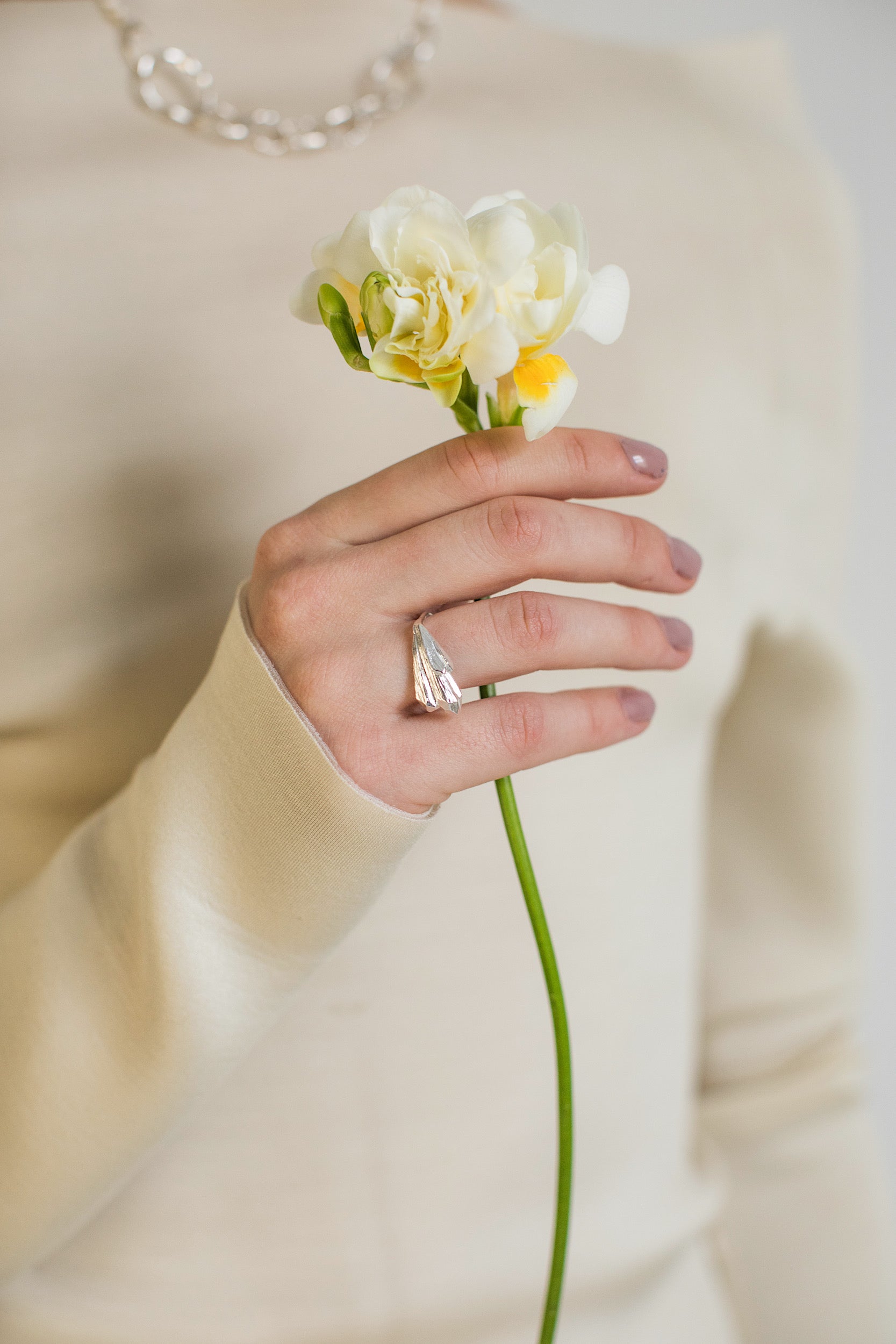 Ring Ore Petals silver