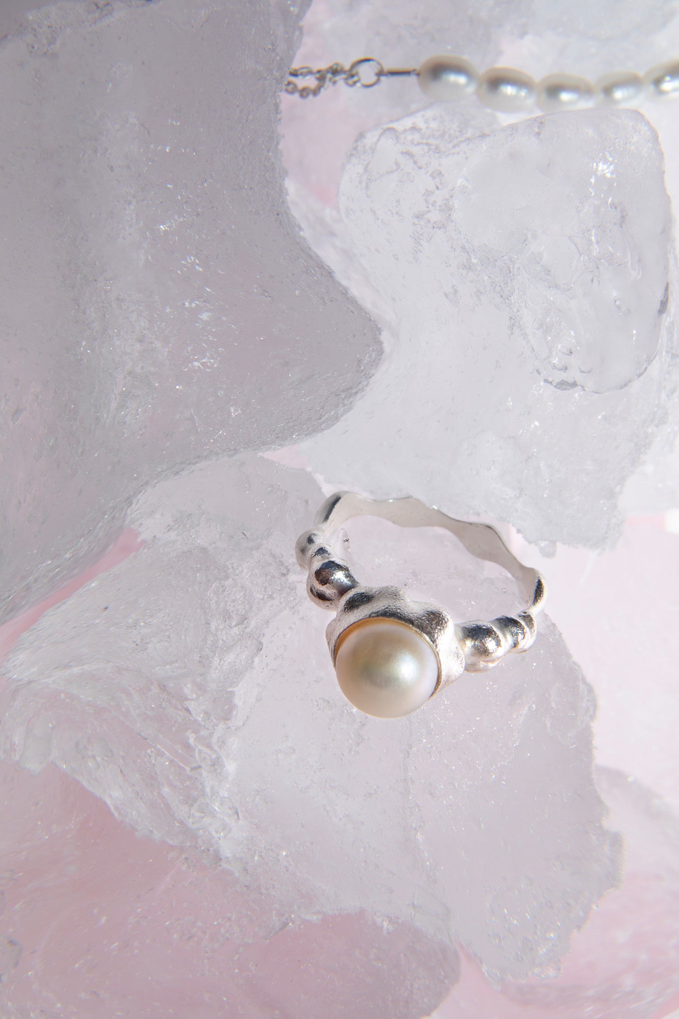 Eternite Ring with Pearl