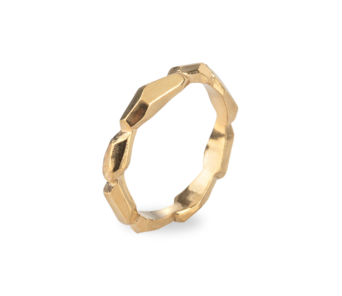 Ore Ring Thin Gold