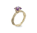 Ring Maya with amethyst